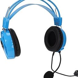 IVELECT PC Headset, Multicolor RGB Sturdy Durable Wide Compatibility Powerful Sound Gaming Headphones for Gaming(Blue) |-10