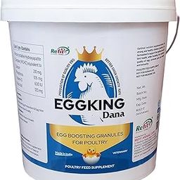 REFIT ANIMAL CARE Egg Boosting Calcium Granules for Poultry Feed for Chicken, Chicks, Birds and Broilers, 10 Kg, EggKing Dana-image-67