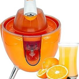 House of Quirk Juicy Electric Citrus Press 300W - 2 Cones for Large & Small Fruits - Automatic Squeezer - Orange-picture-16
