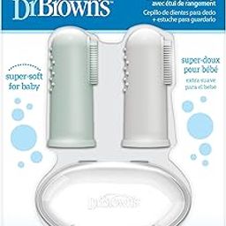 Dr. Brown's Silicone Finger Toothbrush with case - 2 Pack-image-41