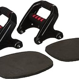 amazon basics 3 in 1 Push Up Bar, Abdominal Roller, Hand Grip-85