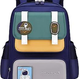 Divi Bear Series 16-Inch School Backpack for Boys & girls Ages 6-10 Y| Astronaut, Multi-Compartment, Lightweight, Water-Resistant Bag Grade 2 to 6 – Ideal for School & Travel Use (Blue)-image-65