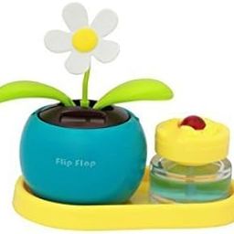 Flip Flap Solar Powered Dancing Plant With Perfume-Blue-19