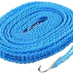 Oblivion 5 Meters Windproof Anti-Slip Clothes Washing Line Drying Nylon Rope with Hooks - Multicolor-image-73
