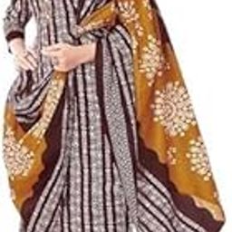 Women'S Printed Crepe Unstitched Dress Material-image-15