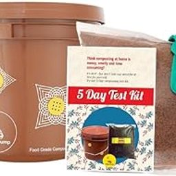 Daily Dump 5 Day Composting Test Kit (15 litres x 4) I Starter Kit I Easy & Smell Free I for Converting All Kinds of Kitchen Food Waste Into Fertilizer (Manure)-24