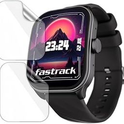 HELLOSCREEN |2 Pack| Smartwatch Screen Protector for Fastrack Limitless Fs2 Pro |1.96 inch| | Flexible TPU Film, 9H Scratch Resistant, Bubble Free Installation - Not Tempered Glass-image-104