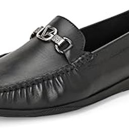 Black Leather Casual Shoes Loafers for Men V-CLASS-11-image-33