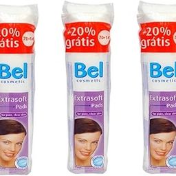 Bel Extra Soft Makeup Removal Cotton Pads with Microfibers Ideal for Makeup Removal and Face Cleansing 84 Pieces/pack (Combo Pack 3)-20