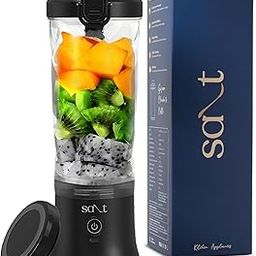PureBlend Ultra Portable Blender for Smoothies, Protein Shakes, Crushing Ice | 4000 mAh Battery, USB-C Rechargeable | 230W Motor with Turbo Mode | 600ml (Black)-18