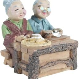 Wonderland Miniature Toys Old Couple Cooking-image-39