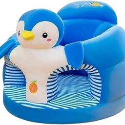 KIDS BUBBLE Plush Baby Seater Sofas Blue Seat Toddler/Kid's Sofa for 1-3 Years Baby (Blue) (Pngn Sofa)-29