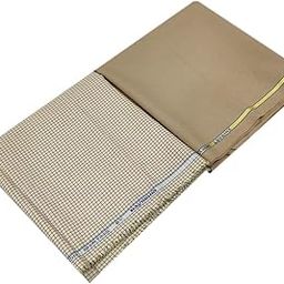 Men's Cotton Shirt and Trouser Unstitched Fabric Set - Gift Pack (Multicolour_Free Size) 80001-image-96