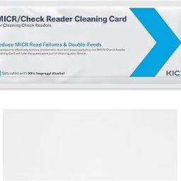 Waffletechnology 4K2-MICRB25 MICR / Check Reader / Currency Counter Cleaning Cards (100 Cards)-21