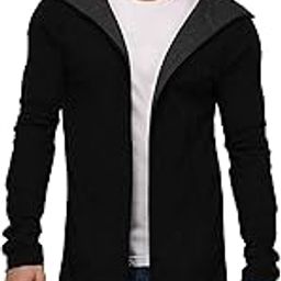 Men's Cotton Hooded Neck Cardigan-image-21