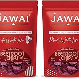 JAWAI BEETROOT CHIPS (Pack of 2) | No Palm Oil | Gluten Free & Vegan | No Added Preservatives | Rich In Protein, Fiber & Antioxidants | Healthy Snack | Tasty Vegetable Chips | 70 Grams Each-image-58