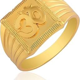 Brass 24KT/Real 1 Gram Gold forming Hindu OM Design Spiritual Religious temple Jewellery for Men women (SST6664ORRM)-image-92
