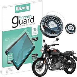 Premium Speedometer Screen Guard for Royal Enfield Meteor 350 / Scram 411 / Hunter 350 Digital Meter Navigation Protector Easy installation kit, HD Clear, Full Cover-6