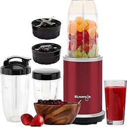 Kuvings Nutri Blender PRO Ferrari Red, Powerful 1000 Watts Motor, Longest Warranty 7 Years, Mixer/Grinder/Smoothie Maker, Blender for Smoothies and Juices, Stainless Steel Body, 2 Blade Set: Wet & Dry-26