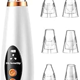 Revin Enterprise Rechargeable 6 in 1 Multi-Functional Cleaning Blackhead Whitehead Extractor Remover Device Acne Pimple Pore Cleaner Vacuum Suction Tool for Men and Women. (Derma Suction 6 in 1-1)-image-75