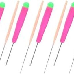 LICHTS® 10pcs Latch Hook Crochet Needles for Hair/Micro Braid Dread Lock Maintaining|Crafts | Needlecrafts & Yarn | Crocheting & Knitting | Crochet Hooks-picture-11