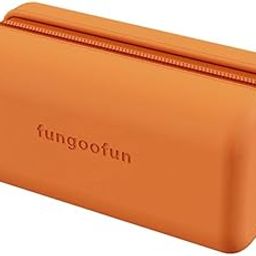 Make Up Bag for Purse - Cosmetic Bag for Travel Toiletry Bag for Women Lipstick Organizer for Girls, Small Makeup Case, EVA Waterproof Cosmetic Pouch, Cute Makeup Organizer (Orange Color)-image-17