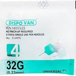 Dispovan Insulin Pen Needles Suitable For All Pens | 30 pcs | 6 Packs (5Pcs/Pack)-image-86