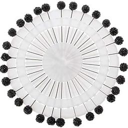 Royal Arabic Black Rhinestone Hijab Pins | Brooch for Women (Pack of 30)-image-78