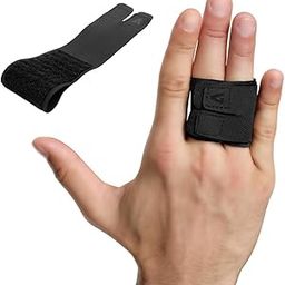 PROBEROS® Finger Splint for Pain Relief, Dual Finger Support for Basketball Player Volleyball Player, Athletes, Pain Relief Trigger Finger fix Splint straightening Fracture Finger Corrector (L)-13