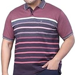 Men Plus Size Striped T-Shirt-image-12