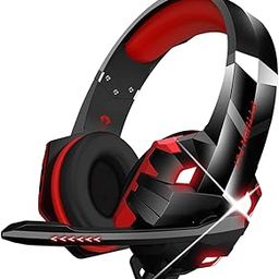 SIK G9000max Gaming Headset with Noise Isolating 120° Adjustable Omnidirectional Mic 40mm Driver Unit Red-picture-13