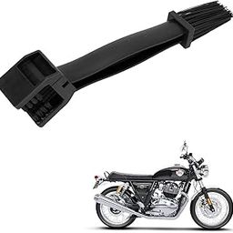 Kozdiko Bicycle and Motorcycle Chain Cleaning Brush, Gear Cleaning Brush Multifunctional 3 Sided Bristles Chain Cleaner Brush for Royal Enfield Interceptor 650-10