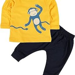 Kids Full Sleeves Dark Grey T-Shirt & Light Grey Lower Set-image-6