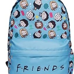 Friends Printed Backpack For Girls Medium Size With two Zipper Compartment-45