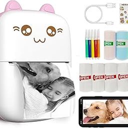 JEPEErbz Mini Printer for Smartphone, Sticker Printer, Mini Thermal Printer, Printer for Mobile Phone (Pink)-18
