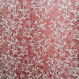 SB INDIA Polyester Printed Unstitched Cloth Fabric for Curtains Panel Curtain Printed Fabric Material (Maroon, 2 Meter)-image-25