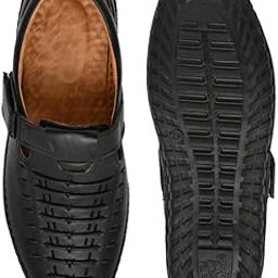 Men's Faux Leather Sandal (Black, 6)-PID53498-picture-23