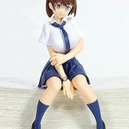 DECOR SPIRIT Tawawa Ai Chain Noodle Stopper Hot College Girl Sitting Action Figure for Home Table - Desk & Car Decor | Toy Figure | 12cm Tawawa on Monday Figure Gift for Kids, Family & Friends-image-51
