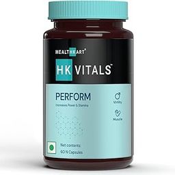 HealthKart HK Vitals Perform, with 15 Ayurvedic Herbs, Gokshura, Ashwagandha, Safed Musli & Shatavari, for Power and Stamina, 60 Veg Capsules-19