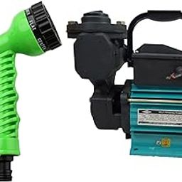 JES mini water pumps with setup of water Spray Gun Using a Spray gun with a water pump can be a useful setup for various lower pressure Eco 50 0.5 hp with water plastic Spray Gun Multicolor-image-38
