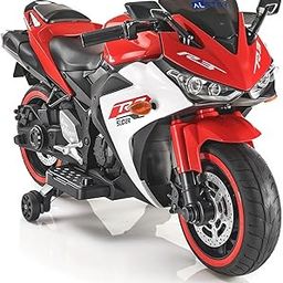 Alstoy Kids Toy Ninja Bike with Rechargeable 12v Battery Operated Electric Ride-on Bike for Kids | BIS/ISI aproved Safe | 6 Months All Electric Warranty | 3 to 8 Years | Large | Red-picture-32