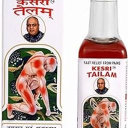 Kesri Tailam With Natural And Ayurvedic Joint Pain Relief Oil For Body, Back, Knee, Legs, Shoulder And Muscle Pain With Good Smell, Dark In Colour-Pack Of 2(Each 60 Ml)-image-4