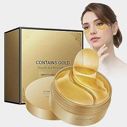 Suicune 24K Gold Under Eye Patches – 60 Pcs Hydrogel Masks for Puffy Eyes, Dark Circles, Eye Bags & Wrinkles – Soothing & Hydrating Skincare Treatment-13