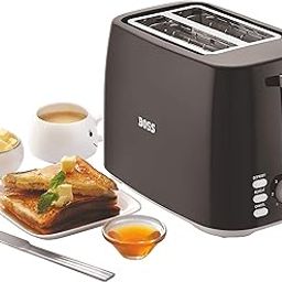 BOSS Crusty 800-Watt Pop-up Toaster (Black)-29