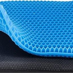 Zextixy Square Egg Seat Cushion for Long Sitting, (2.4 Inch Extra Thick) Soft & Breathable EggCushions for Pressure Relief, Chair Cushion for Hip Pain, Wheelchair with No Pressure Points-Blue,1PCS-image-4