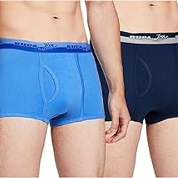 Rupa Men Trunks (Pack of 2), Sky, Airforce, L-16