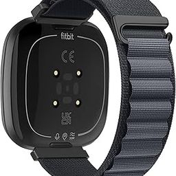 XMUXI Compatible with Fitbit Sense 2/Fitbit Versa 4 Watch Strap Fitbit Sense/Fitbit Versa 3 Nylon Solo Loop Replacement Watch Band for Men women-image-53