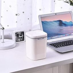 TADU Small Portable Table Dustbin/Desk Dustbin, Mini Trash bin Can Waster Bin for Office,Desk, kitchen, bedroom MultiColor-26