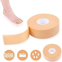 Waterproof Rolls Foot Care Sticker Heel Grip Tape Hand Foot Care Protector Anti Slip Feet Pad Heel Insole Cushion Shoe Insert for Skin Tape (Pack of 1)-image-13