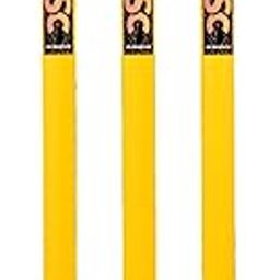 DSC Plastic Cricket Stump Set with 3 Stumps, 2 Bails and 1 Base, Size-Mens, Color - Yellow-picture-24